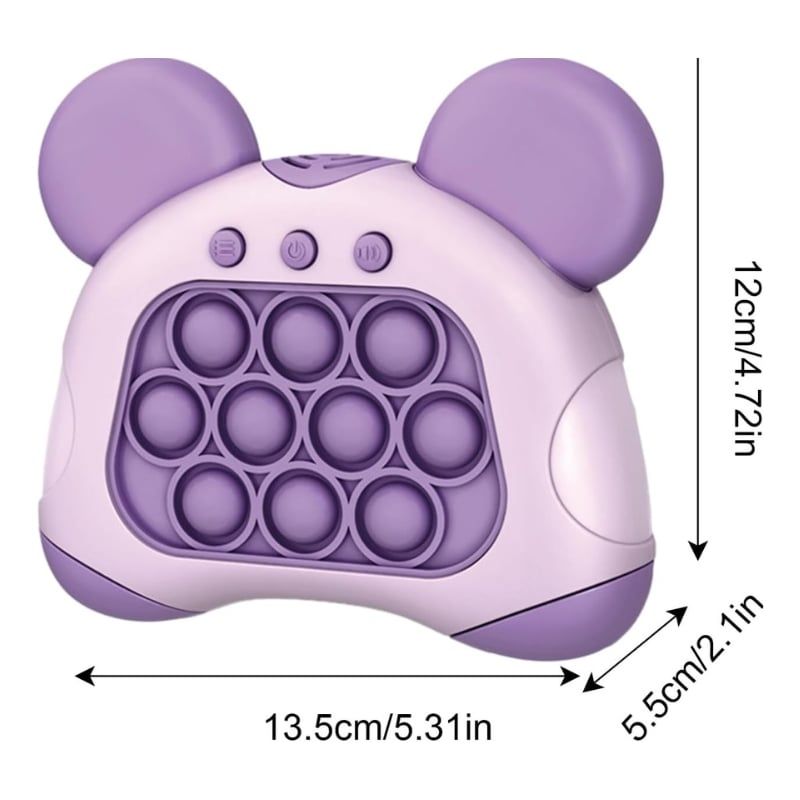 Đồ chơi Pop it điện tử hình gấu trúc thế hệ mới nhiều cấp độ