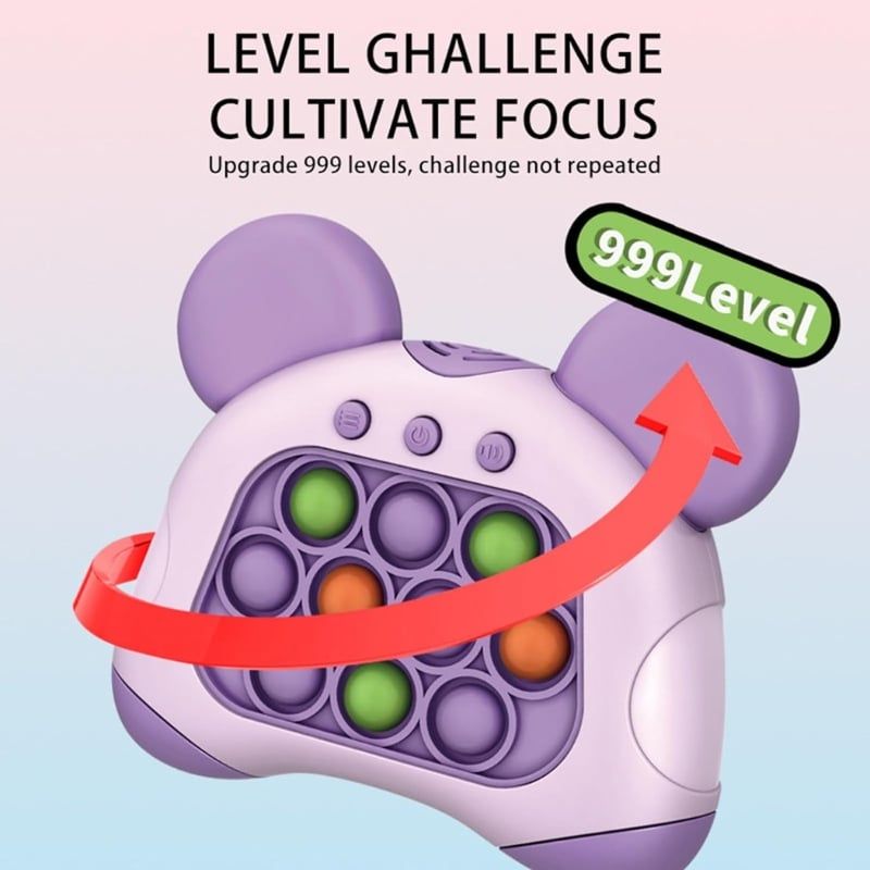 Đồ chơi Pop it điện tử hình gấu trúc thế hệ mới nhiều cấp độ