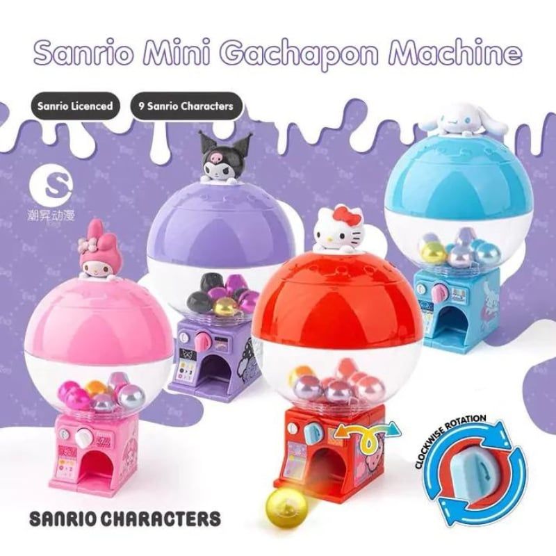  Đồ chơi Sanrio Characters Gashapon Machine Capsule Ball MINISO 