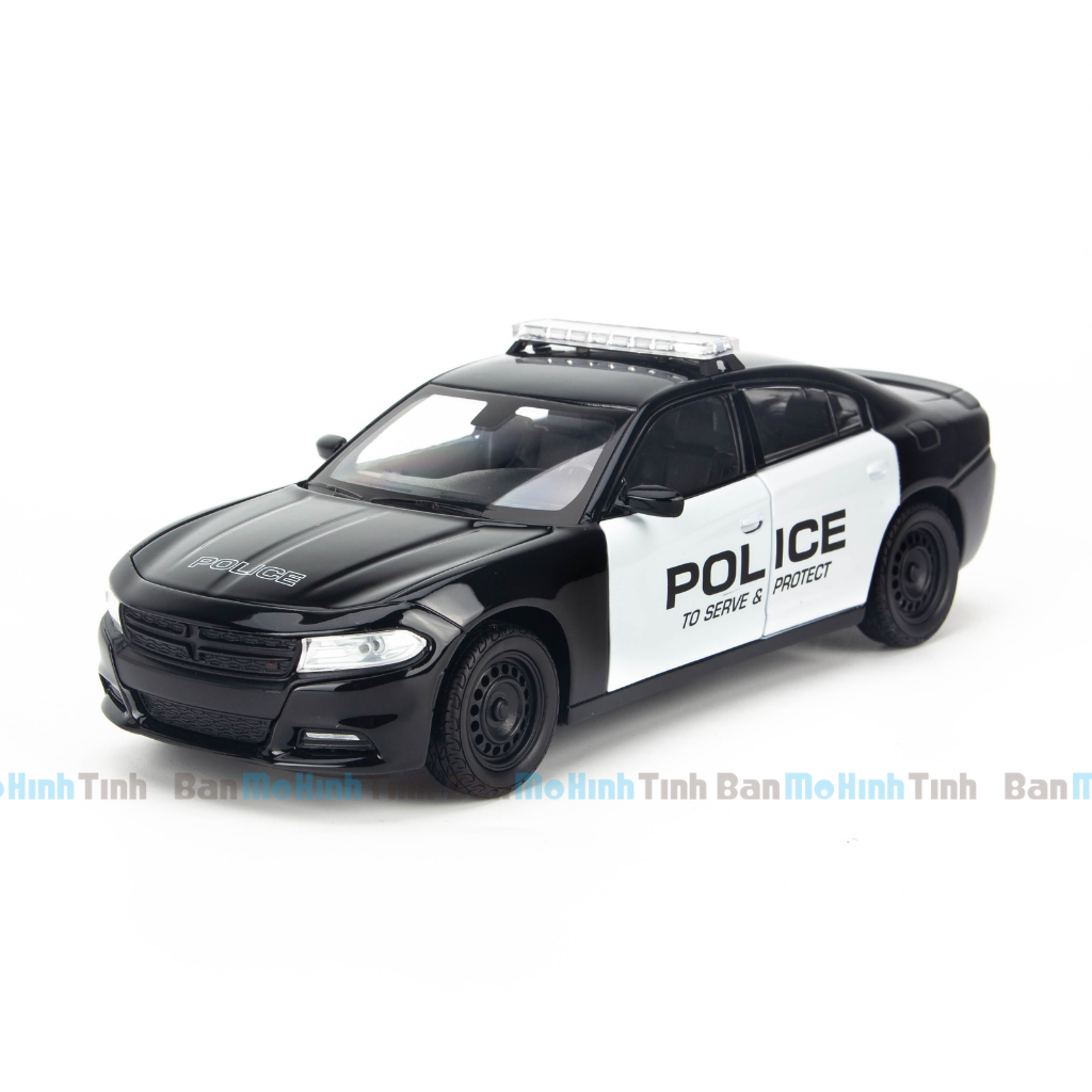  Mô hình xe Dodge Charger 2016 Police 1:24 Welly 