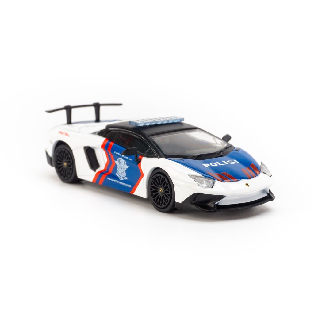  Mô hình xe Lamborghini Aventador Police LP750-4 1:64 Tarmac Works 