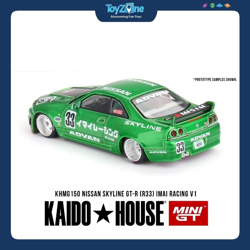 Mô hình xe Nissan Skyline GT-R ( R33 ) 1:64 KAIDO HOUSE x MiniGT
