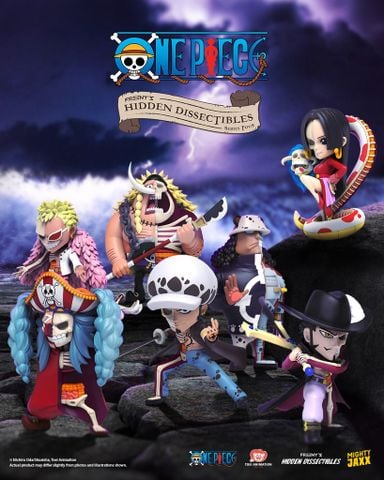 Mô hình đồ chơi Blind box One Piece The 4th series of Freeny’s Hidden Dissectibles (One Piece Thất Vũ Hải) MIGHTY JAXX
