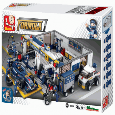  Bộ đồ chơi lắp ráp mô hình Cứu Hộ Xe Đua F1 SLUBAN 