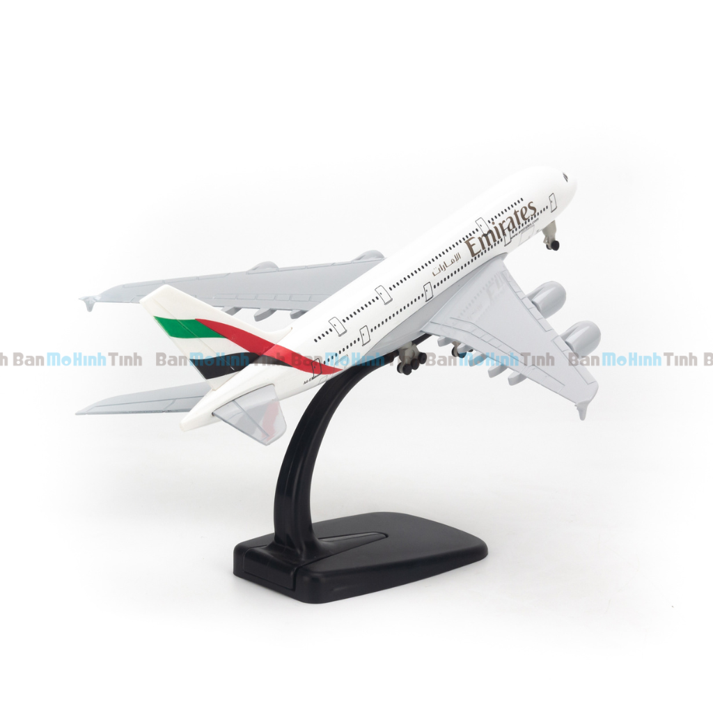 Mô hình máy bay lắp ráp có đèn led Emirates Airbus A380 47cm Everfly   HolCim  Kênh Xây Dựng Và Nội Thất