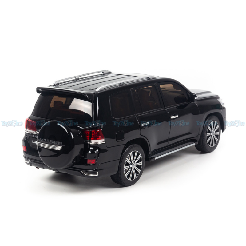 Mô hình xe Toyota Land Cruiser LC200 with Spare Tire Version 1:18 Kengfai