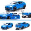 Mô hình xe Design Elite Transport - Lamborghini Urus + Huracan 1:24 Maisto Met Blue (4)