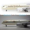  Mô hình máy bay Etihad Airways 47cm lắp ráp có đèn Everfly 