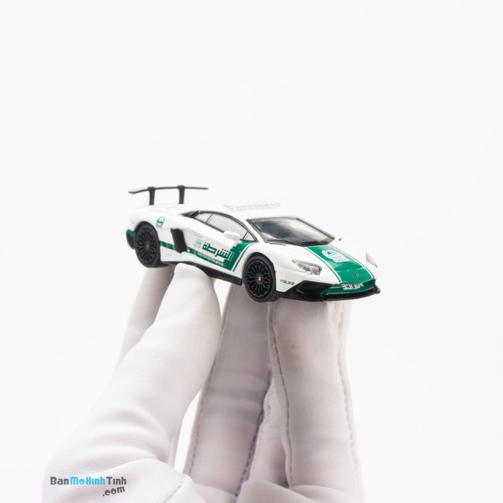  Mô hình xe Lamborghini Aventador Police LP750-4 1:64 Tarmac Works 