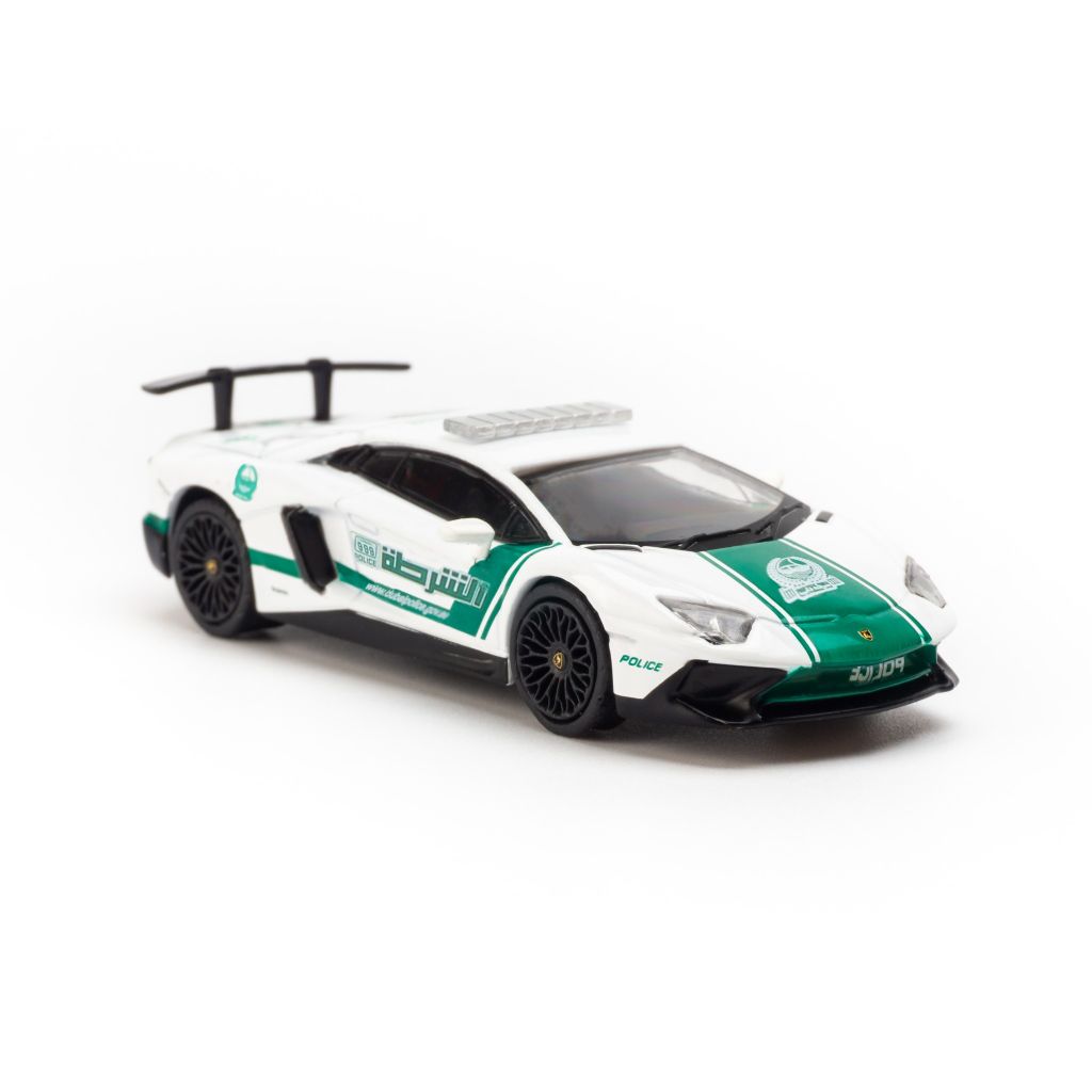 Mô hình siêu xe cảnh sát Lamborghini Aventador Police LP750-4 1:64 Tarmac Works giá rẻ