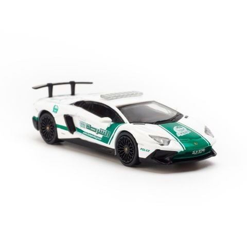 Mô hình xe Lamborghini Aventador Police LP750-4 1:64 Tarmac Works