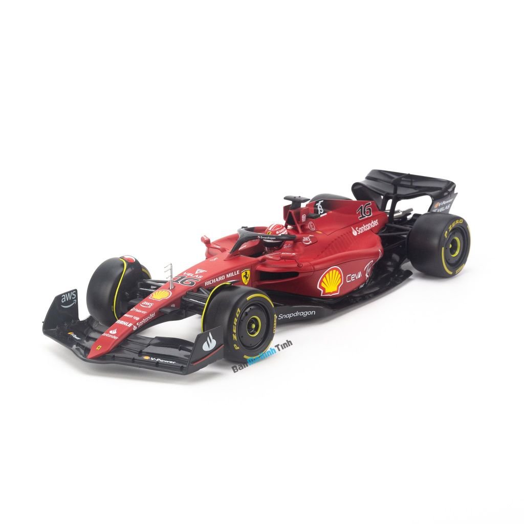 Mô Hình Xe Ferrari F1-75 2022 1:18 Bburago 16811 – Banmohinhtinh.Com