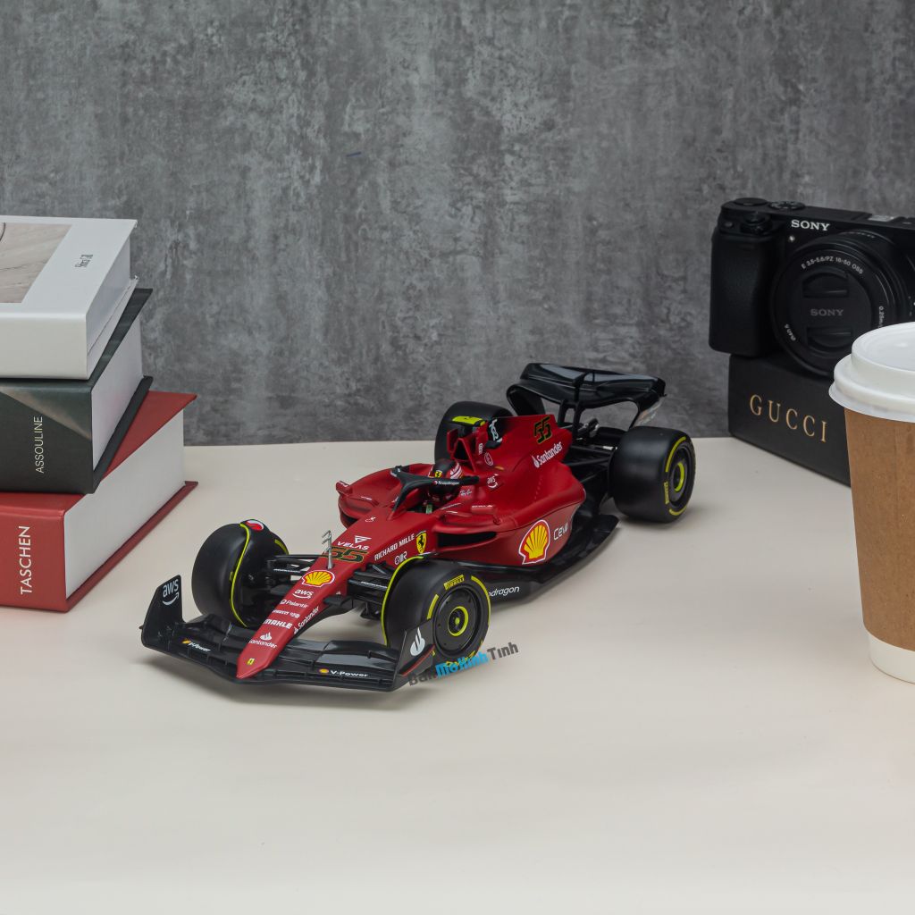 Mô hình xe Ferrari F1-75 2022 1:18 Bburago