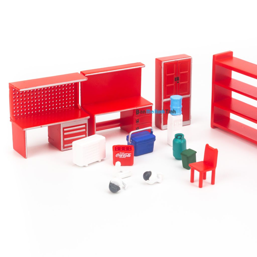 Mô hình gara ô tô 1:64 Xcartoys