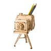  Mô hình gỗ lắp ráp 3D Vintage Camera (Hộp Đựng Bút Máy Chụp Ảnh Cổ Điển) (Wood Color) - Robotime TG403 - WP054 