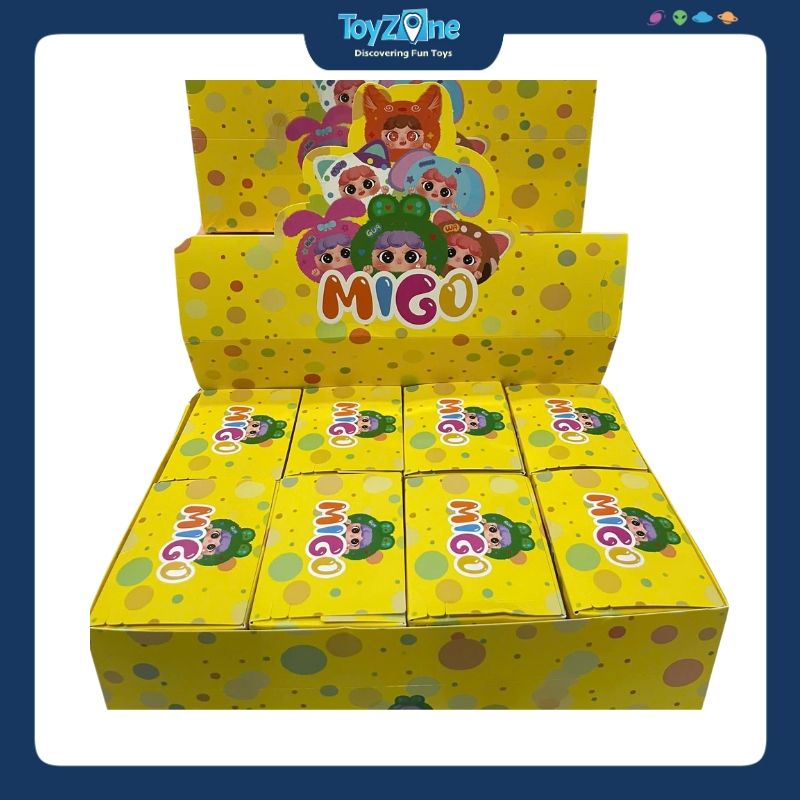 Mô hình Blind box Móc Khóa Gấu Bông Migo Let's Travel Together ( Cùng Nhau Du Lịch ) HAPPY GHOST