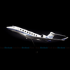  Mô hình máy bay Gulfstream G650ER lắp ráp có đèn 1:75 