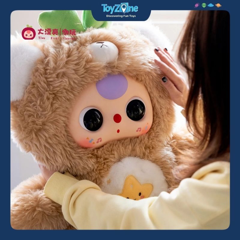 Mô hình Blind box Gấu bông Baby Three 1000% Bear Cub Plush V2 CUREPLANETA