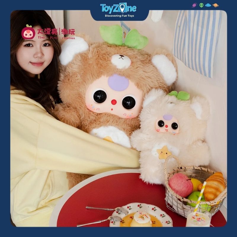 Mô hình Blind box Gấu bông Baby Three 1000% Bear Cub Plush V2 CUREPLANETA