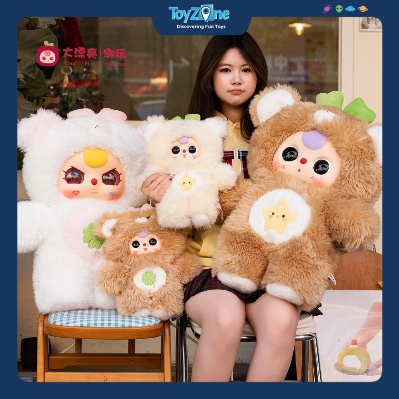 Mô hình Blind box Gấu bông Baby Three 1000% Bear Cub Plush V2 CUREPLANETA