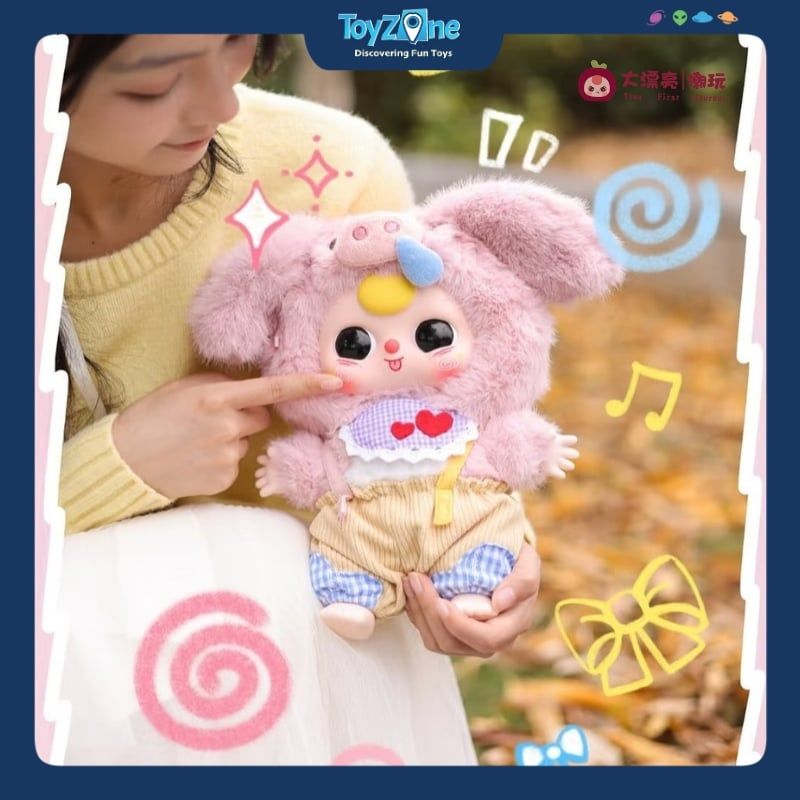 Mô hình Blind Box Gấu bông Baby Three 400% V2 Big Plush Animal CUREPLANETA