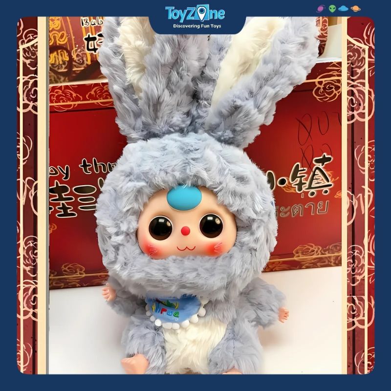 Mô hình  Blind box Gấu bông Baby Three Lily Rabbit Town Series ( Thỏ Thị Trấn ) BABY THREE