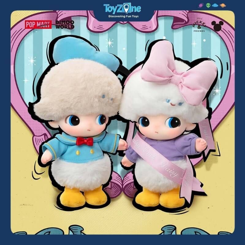  Mô hình Blind box Móc khóa Gấu bông Dimoo World x Disney Series POP MART 