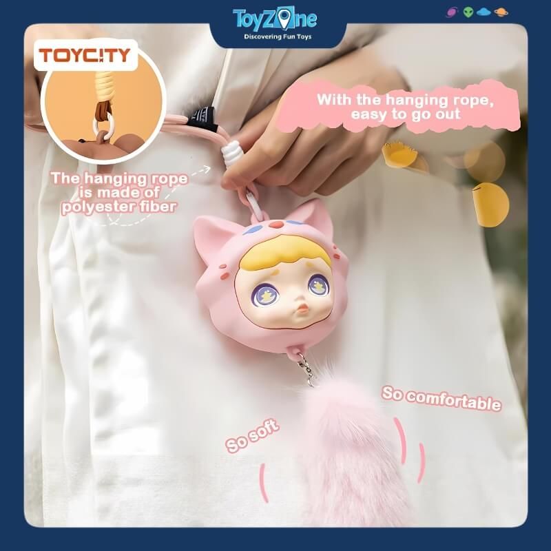 Mô hình Blind box Móc khóa Túi Treo Laura Animal Earphones Pack TOYCITY