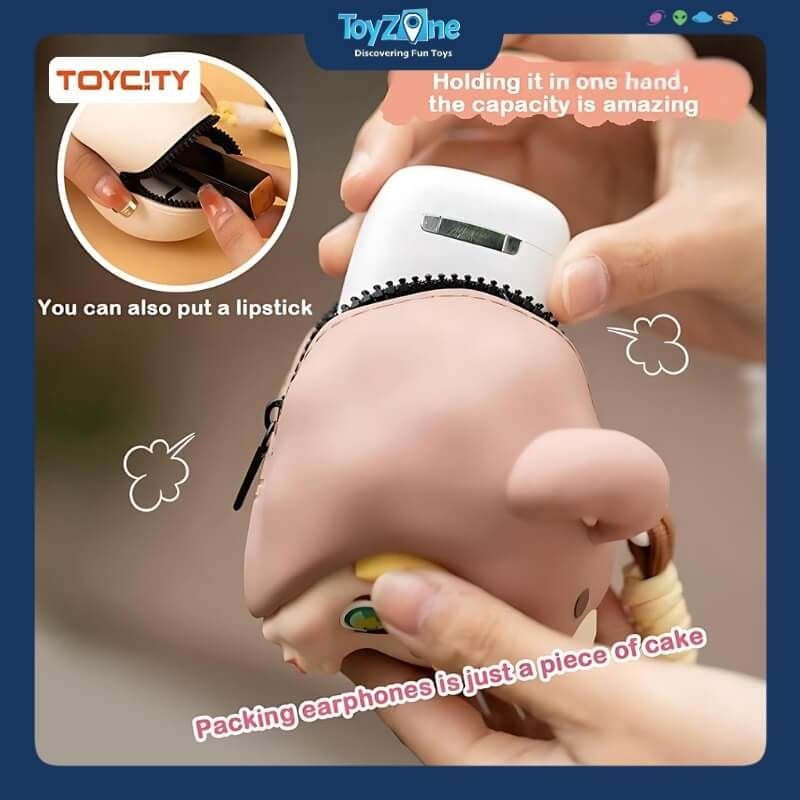 Mô hình Blind box Móc khóa Túi Treo Laura Animal Earphones Pack TOYCITY