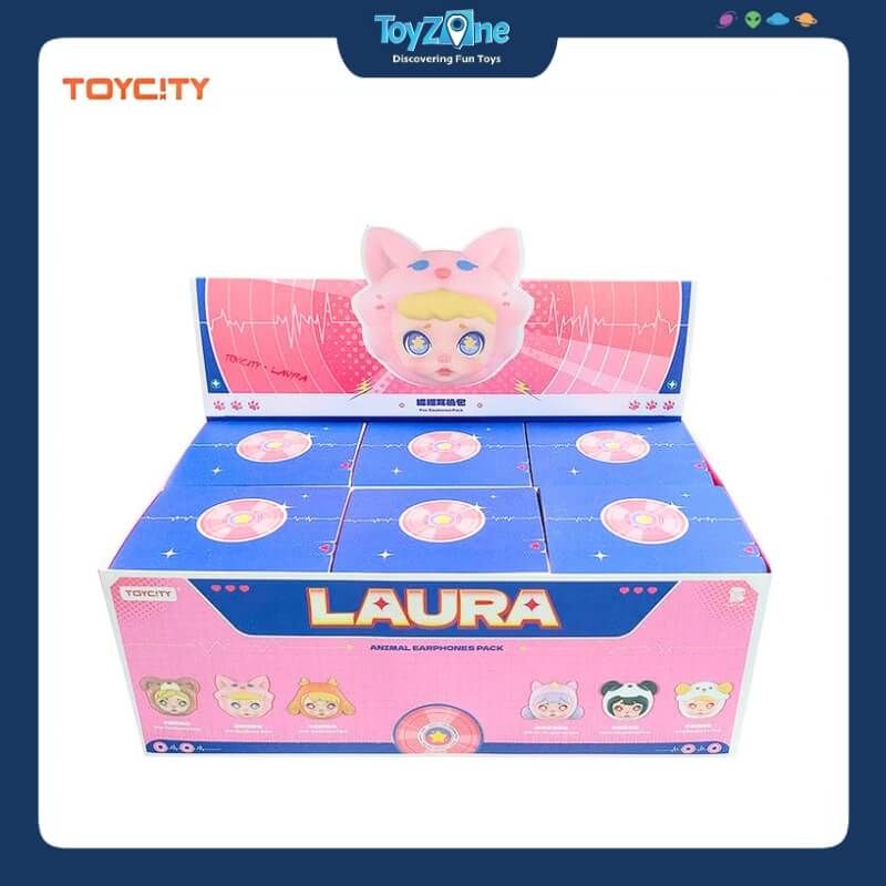 Mô hình Blind box Móc khóa Túi Treo Laura Animal Earphones Pack TOYCITY