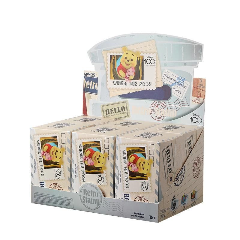 Mô hình đồ chơi Blind Box Disney 100 Years of Wonder Retro Stamp MINISO