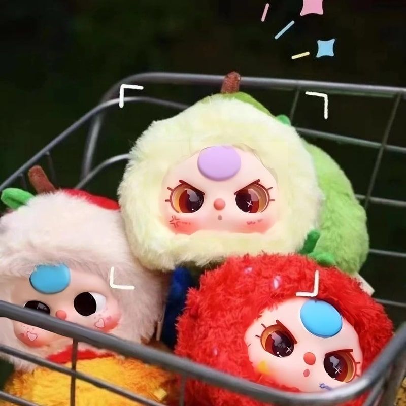 Mô hình Blind box Móc khóa Gấu bông Baby Three V4 Fruit Garden ( Vườn Trái Cây ) BABY THREE