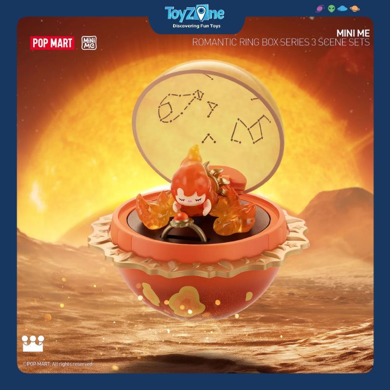 Mô hình đồ chơi Blind box Romantic Ring Box Series 3 Scene Sets ( Hộp Nhẫn Lãng Mạn ) POP MART