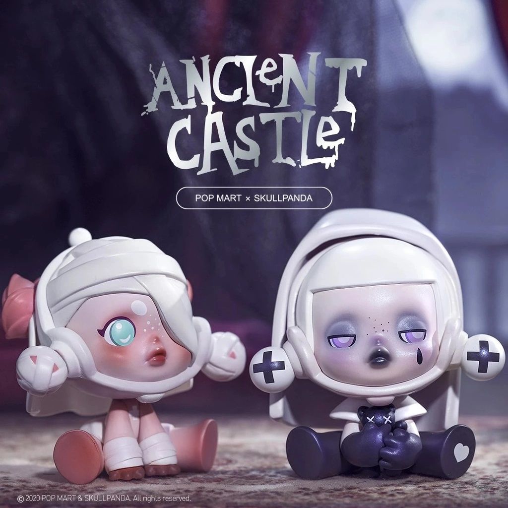 Mô hình đồ chơi Blind box Skull Panda Ancient Castle Series ( Lâu Đài Cổ ) POP MART
