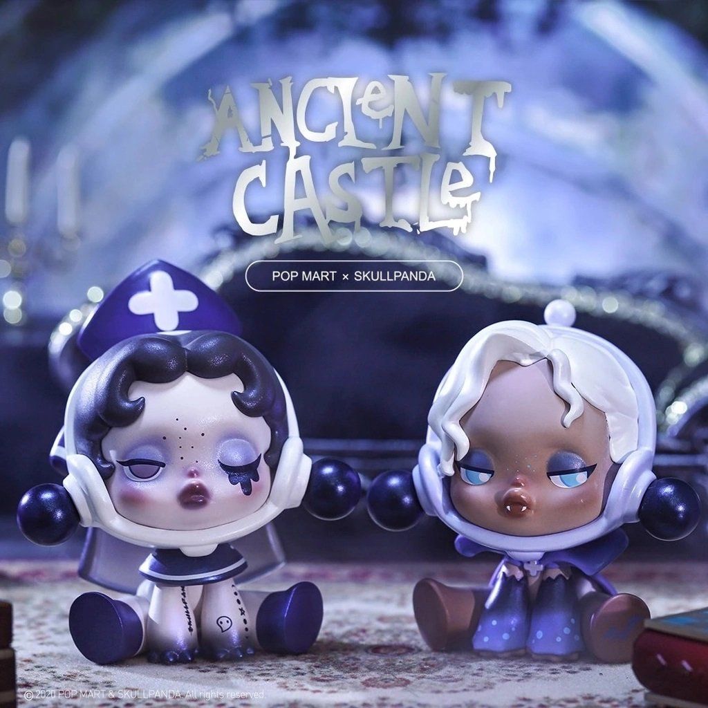 Mô hình đồ chơi Blind box Skull Panda Ancient Castle Series ( Lâu Đài Cổ ) POP MART