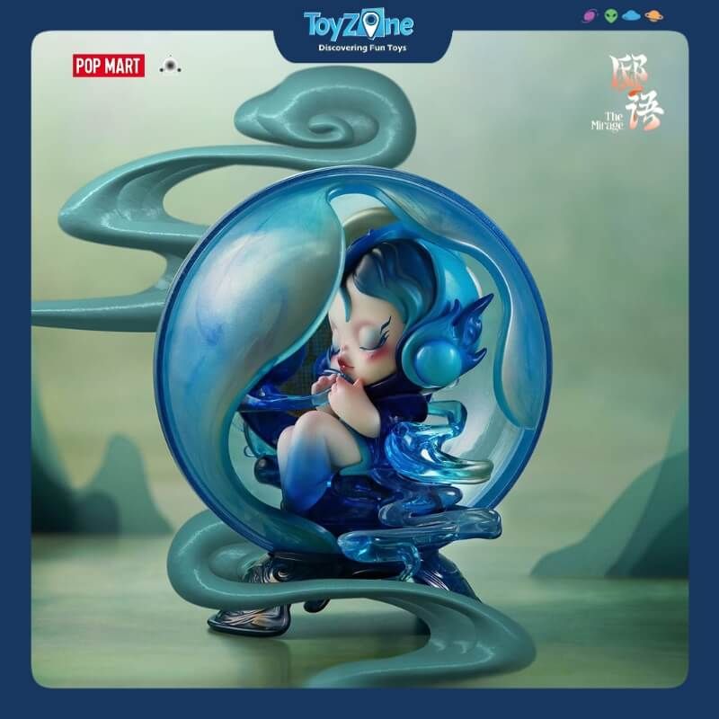 Mô hình đồ chơi Blind box Skull Panda The Mirage Series Figure ( Hào Quang ) POP MART