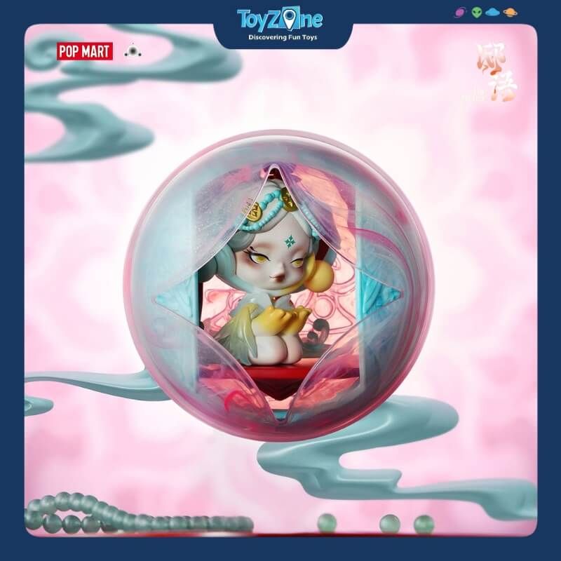 Mô hình đồ chơi Blind box Skull Panda The Mirage Series Figure ( Hào Quang ) POP MART