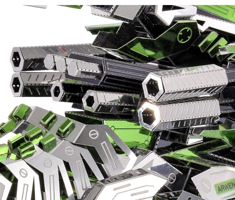 Mô hình Cá Sấu Chiến Đấu lắp ráp kim loại 3D – Microworld MP825