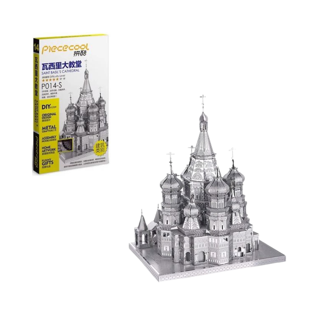  Mô hình nhà thờ chính toà Saint Basil lắp ráp kim loại 3D – Piececool MP438 