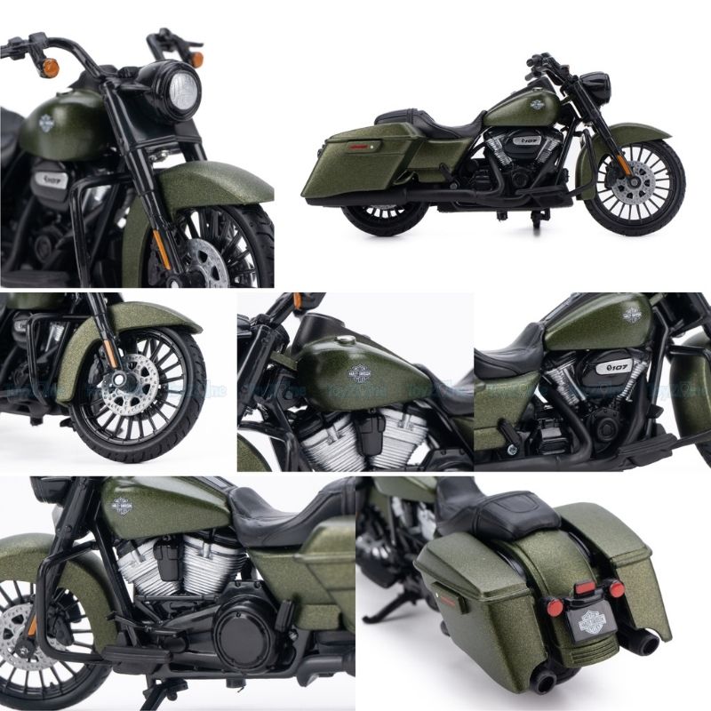 Mô hình xe mô tô Harley-Davidson Roadking Special 2017 1:18 MAISTO