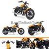  Mô hình xe mô tô Harley - Davidson 2015 Sportster Iron 883 1:18 Maisto Yellow 