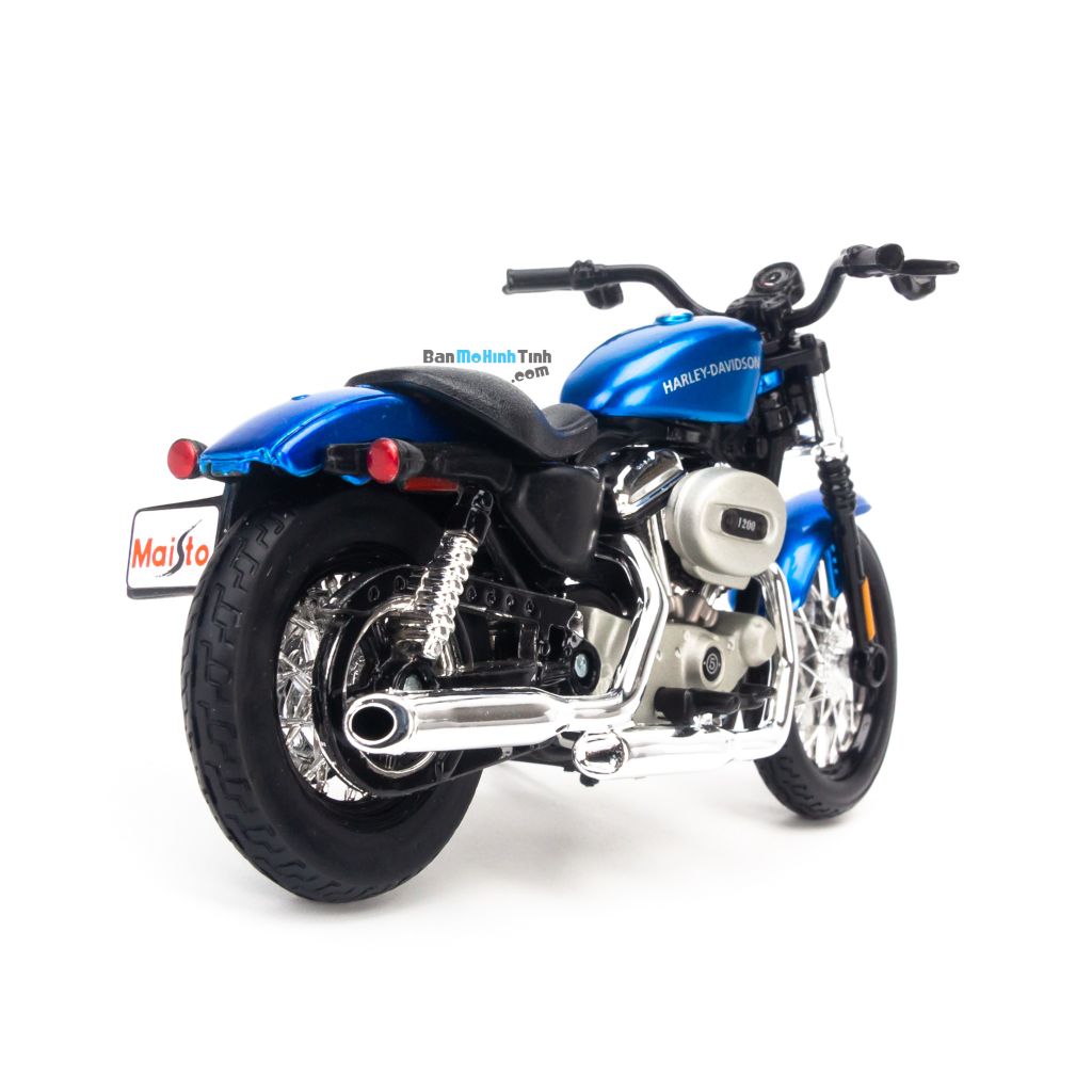 Mô hình xe mô tô Harley Davidson 2007 XL 1200N Nightster 1:18 Maisto Blue (2)