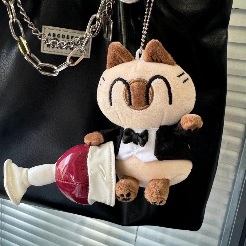 Mô hình Blind box Móc Khóa Gấu Bông Dây Cót Azukiasan's Cafeteria Ver.2 Clockwork Plush ( Quán Cà Phê Của Azukiasan ) NOBEKO