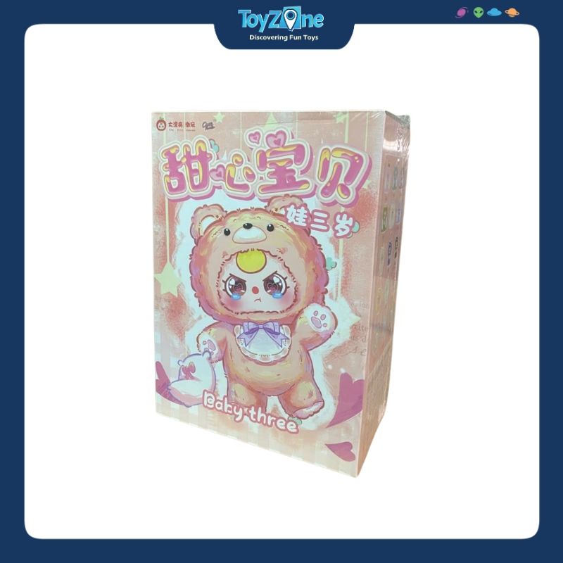 Mô hình Blind Box Gấu bông Baby Three 400% V4 Big Plush Animal CUREPLANETA