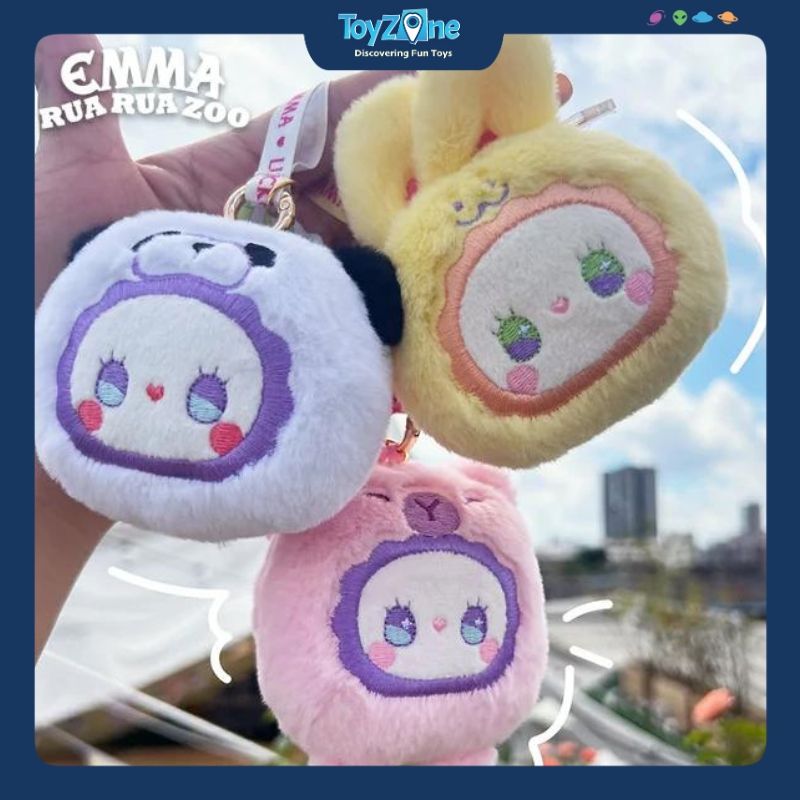 Mô hình Blind box Móc khoá Gấu bông Emma RuaRua Zoo Scented MJ STUDIO