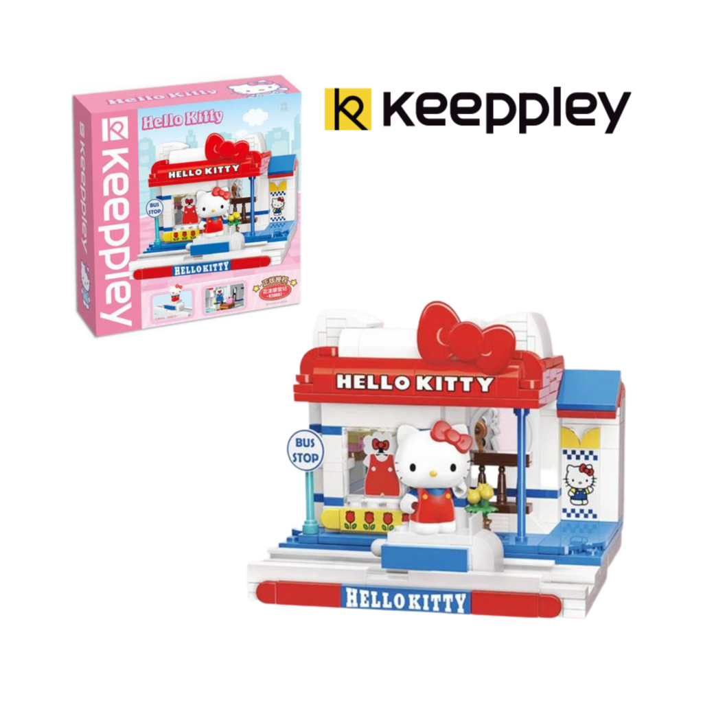 Bộ xếp hình đồ chơi Hello Kitty cửa hàng thời trang Keeppley