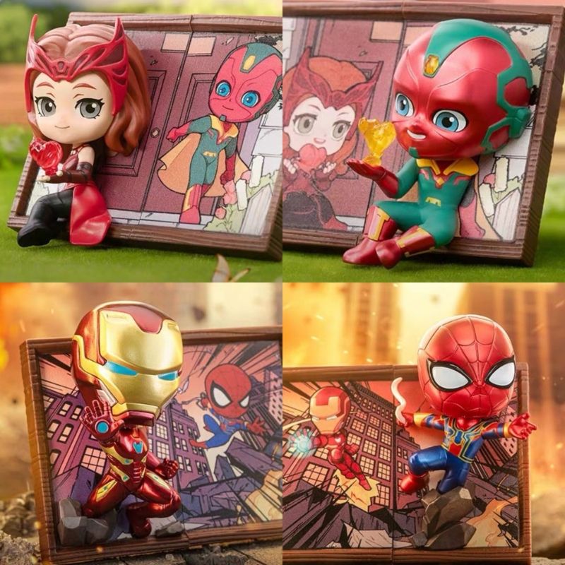 Mô hình đồ chơi Blind box Marvel Photo Frame Series Figures ( Khung Ảnh Marvel ) POP MART