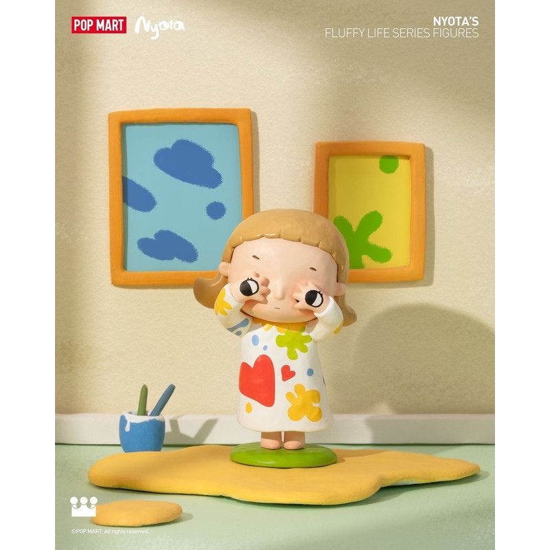  Mô hình đồ chơi Blind box Nyota's Fluffy Life Series Figures ( Cuộc Sống Nhẹ Nhàng Của Nyota's ) POP MART 