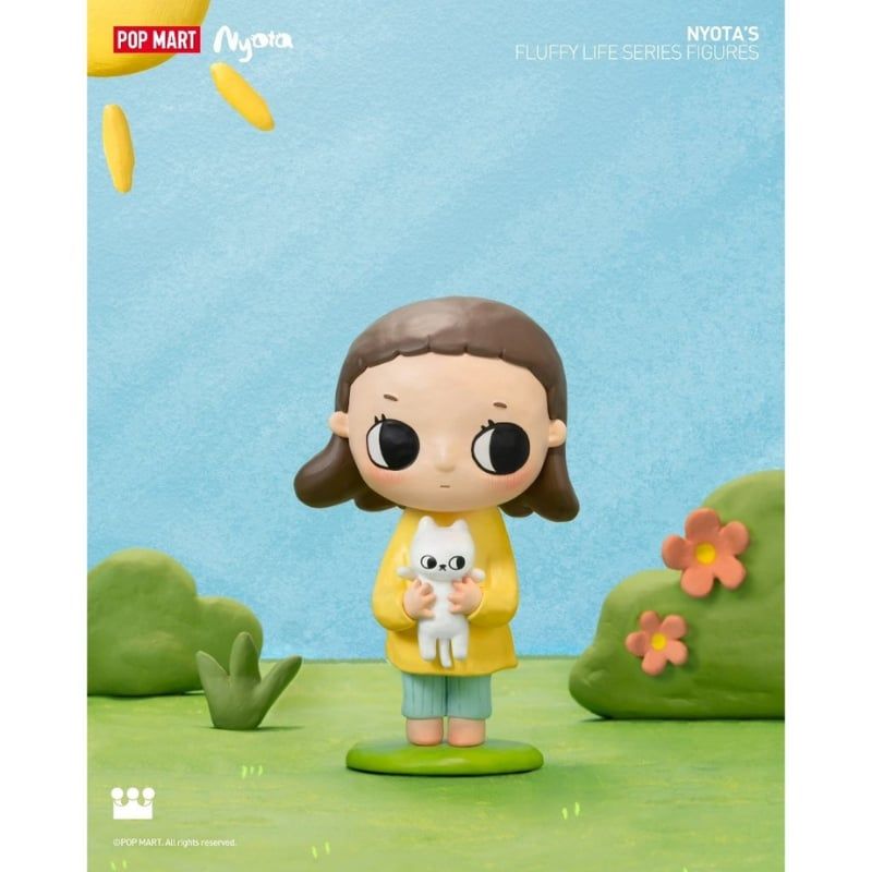  Mô hình đồ chơi Blind box Nyota's Fluffy Life Series Figures ( Cuộc Sống Nhẹ Nhàng Của Nyota's ) POP MART 