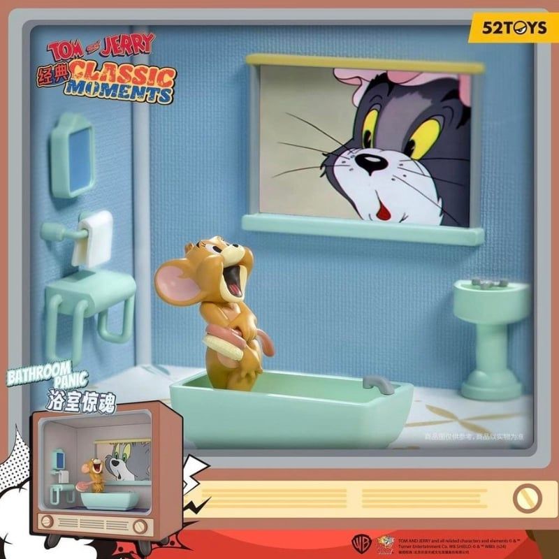 Mô hình đồ chơi Blind box Tom and Jerry Classic Moments Series ( Khoảnh khắc cổ điển ) 52TOYS